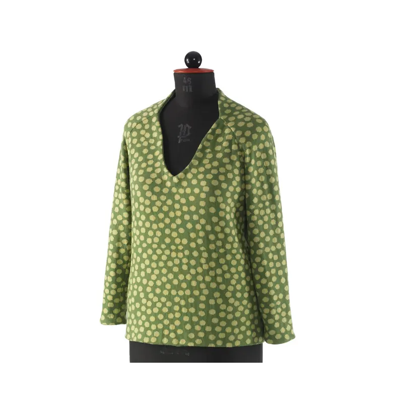 Zwischenmass Schnittmuster PULLOVER MIT TIEFEM AUSSCHNITT