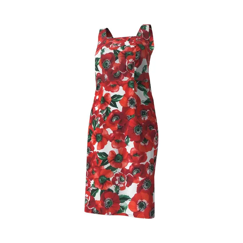 Zwischenmass Schnittmuster TRÄGERKLEID mit Schlitz